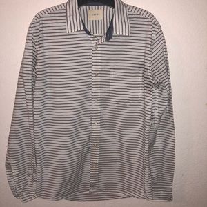 Striped Button-Down Shirt